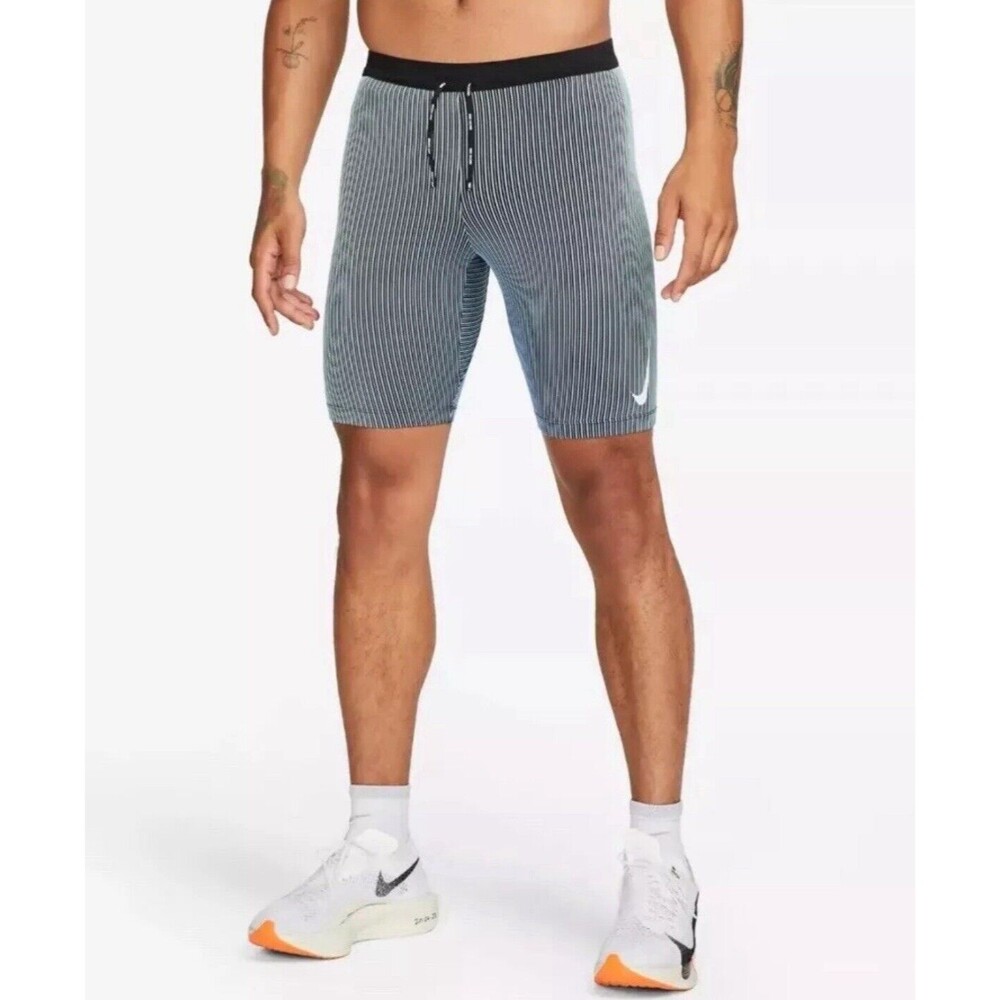 Nike Aeroswift ADV Pro Running Half Tights Elite Black Dri DM4622-015 Mens SMALL